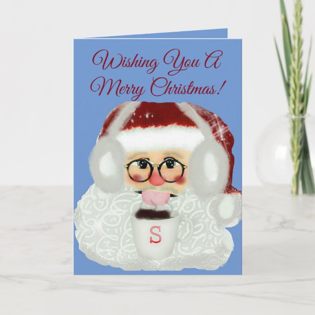 Cute Santa Claus Arte Feliz Navidad (Anverso)