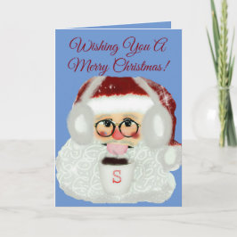 Cute Santa Claus Arte Feliz Navidad