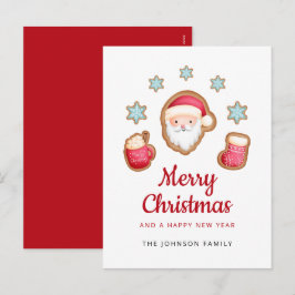 Cute Santa Claus Feliz Navidad