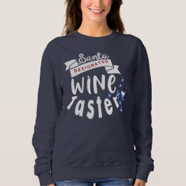 Cute Santa Navidades cita divertida sudadera de vi