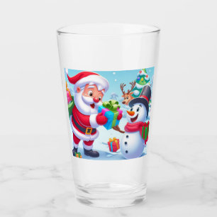Cute Santa y Snowman