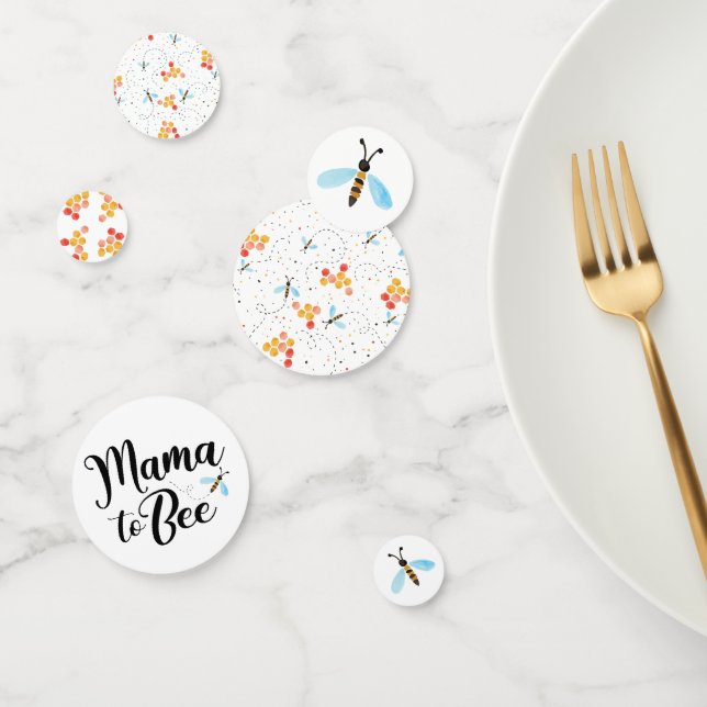 Cute Scandi Bee Confetti (Grupo)