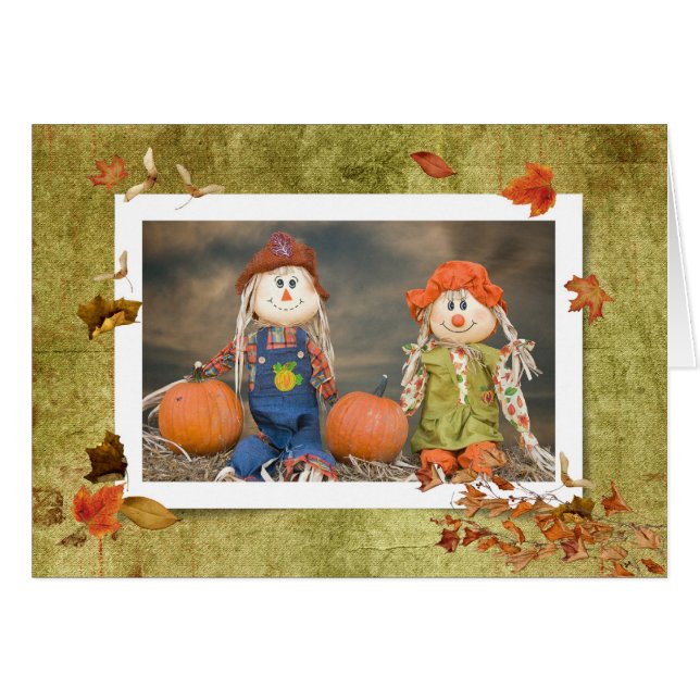 Cute Scarecrow Pareja (Anverso (Horizontal))