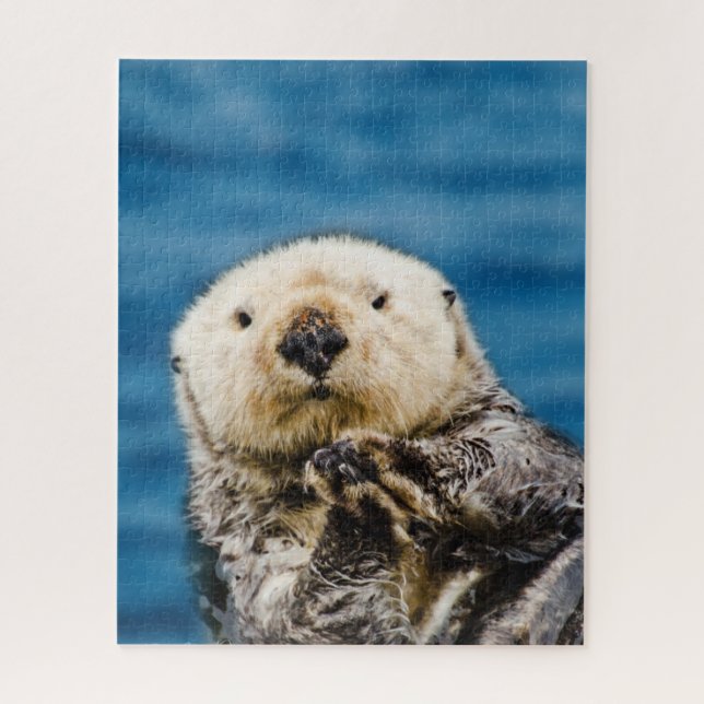 Cute Sea Otter puzzle (Vertical)