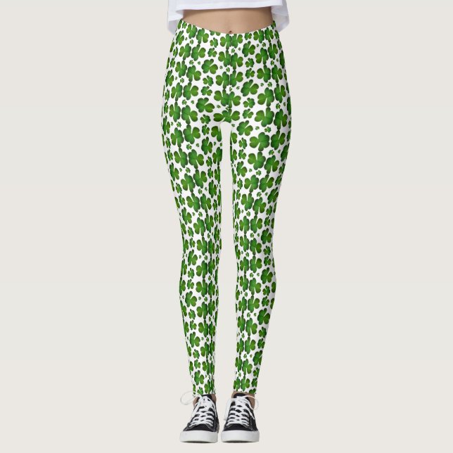 Cute Shamrock Leggings (Anverso)