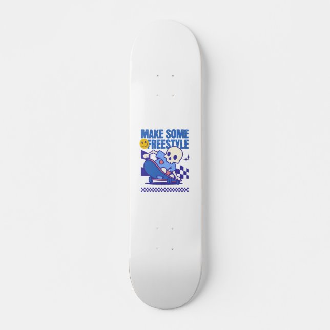Cute Skull Skateboard (Anverso )