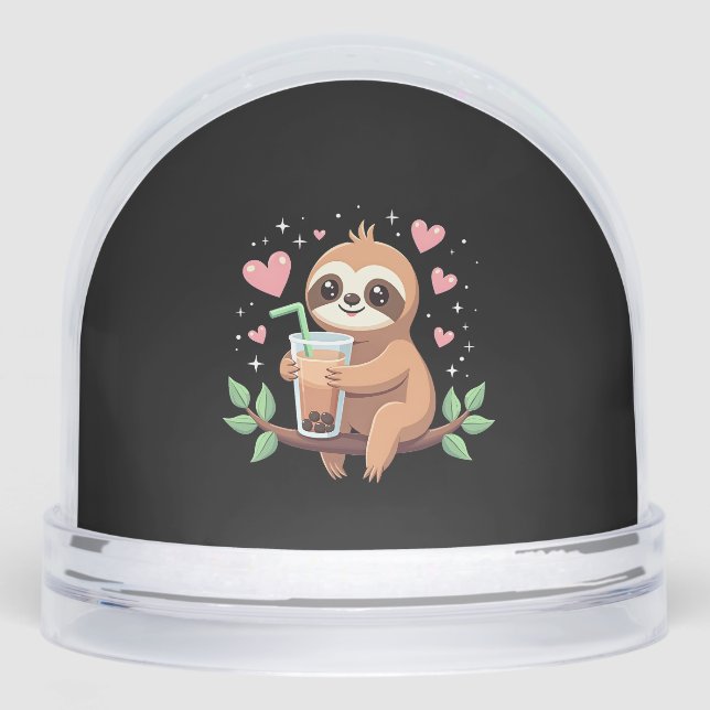 Cute Sloth Boba Bubble Milk Tea Kawaii Women Girls (Anverso)