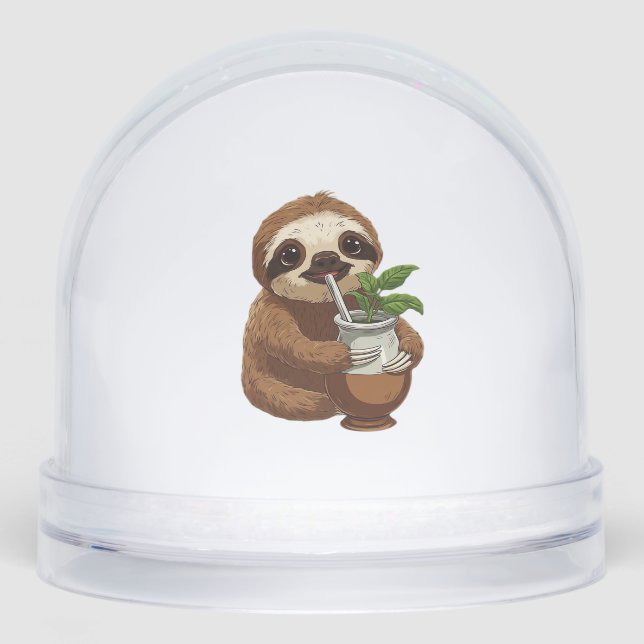 Cute Sloth Drinking Yerba Mate � Adorable Kawaii A (Anverso)