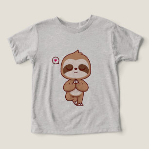 Cute Sloth Meditation Yoga T-Shirt Funny Yoga En