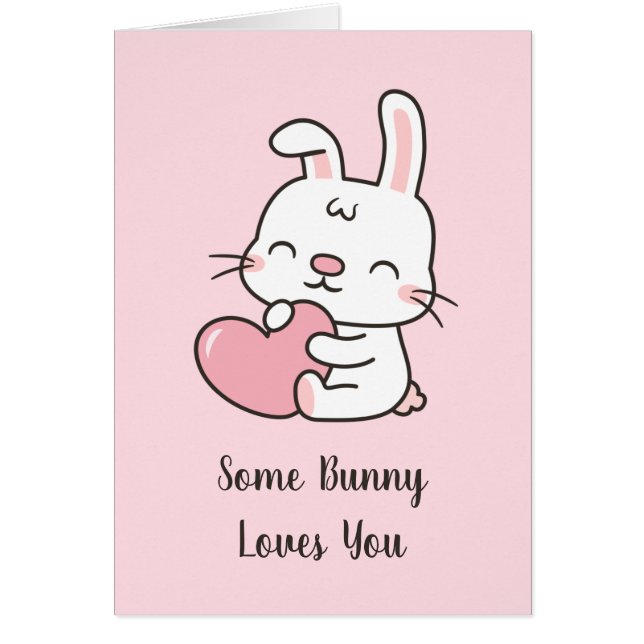 Cute Some Bunny te ama, Día de San Valentín juego  (Frente)