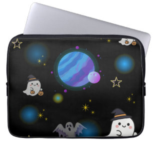 Cute Space Galaxy Doodle Funda para Portátil