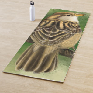 Cute Sparrow Yoga Mat
