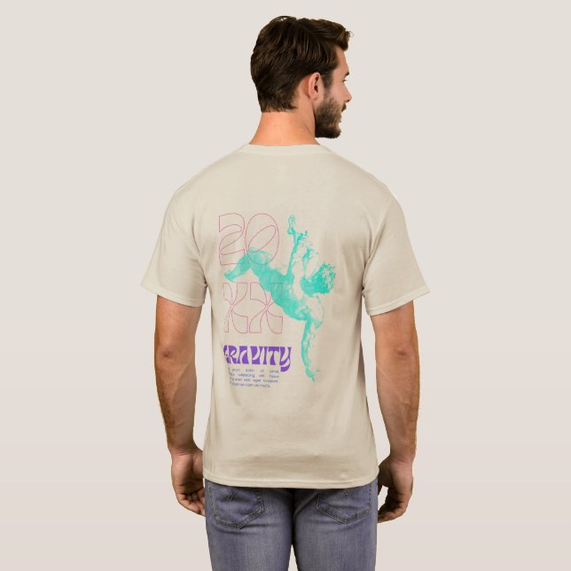 Cute & Spooky 20 xx Gravity Camiseta básica para h (Reverso completo)