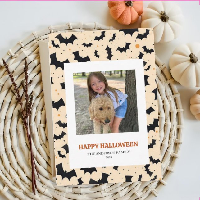 Cute Spooky Halloween Photo Card (Subido por el creador)