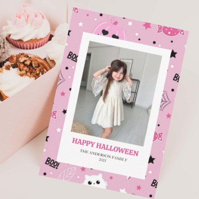 Cute Spooky Halloween Photo Card (Subido por el creador)
