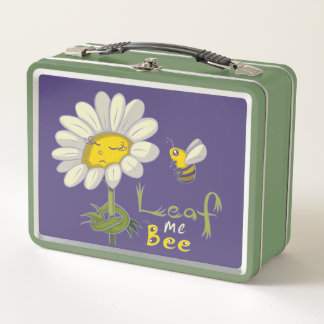 Cute Spring Scene with Daisy Flower and Bee