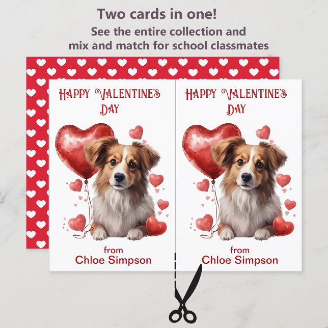 Cute tarjeta de clase de Fiesta de San Valentín de (Subido por el creador)