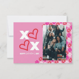 Cute tarjeta de día de XOXO Galentine
