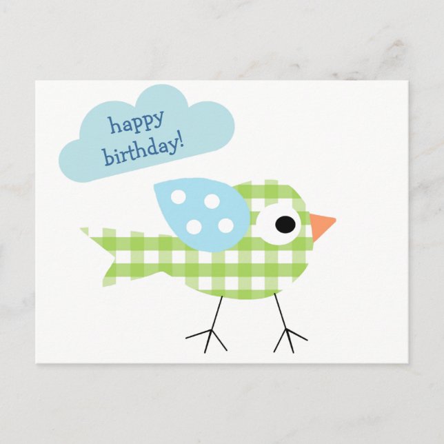 Cute tarjetas de correo para niños (Anverso)