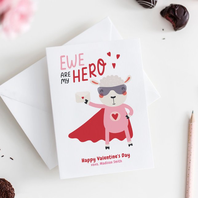 Cute tarjetas de El día de San Valentín para niños (Kids Valentine's Day Card)