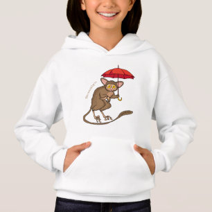 Cute Tarsier con ilustracion personalizado paragua