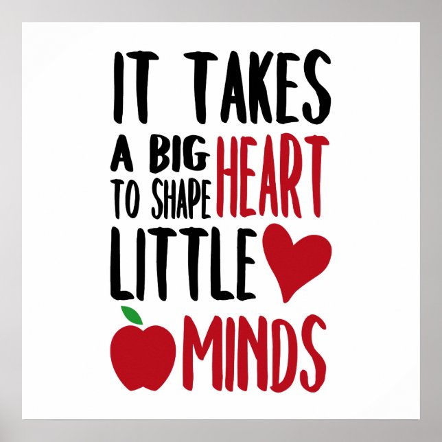 Cute Teacher habla poster de decoración escolar (Frente)