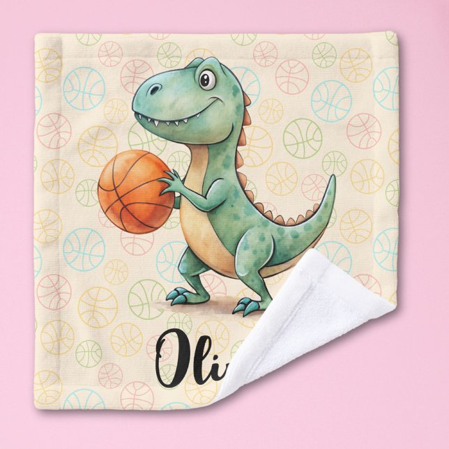 Cute Trex Jugando Basketball Personalizado (Subido por el creador)