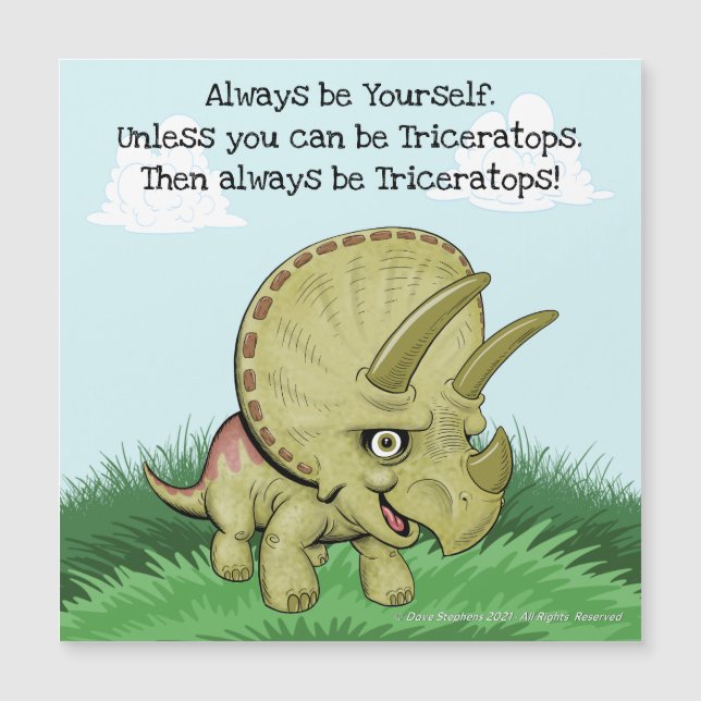 Cute Triceratops (Anverso)
