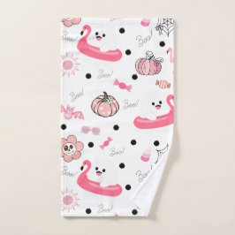 Cute Tropical Halloween – Fantasmas y Flamencos