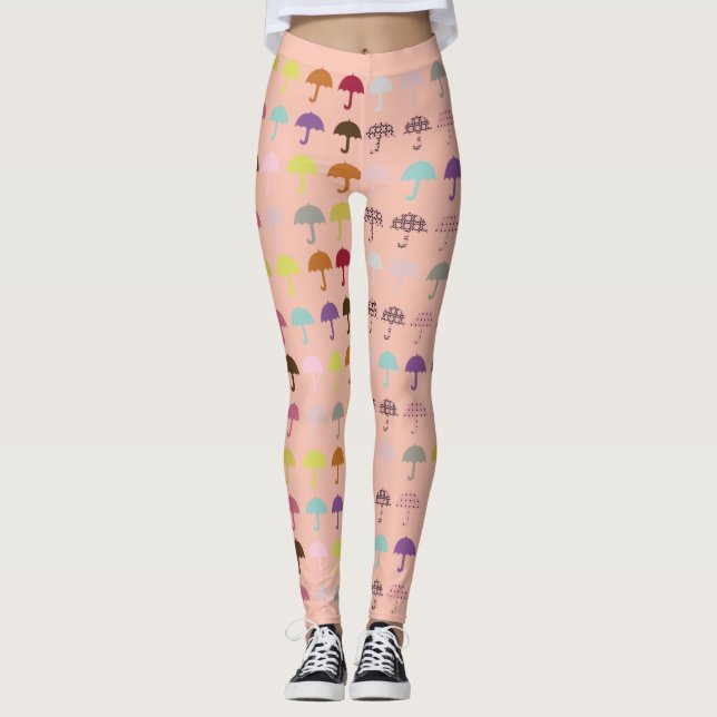 Cute Umbrellas Leggings (Anverso)