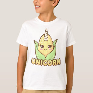 Cute Uni-Corn Pun Kawaii Kids Camiseta