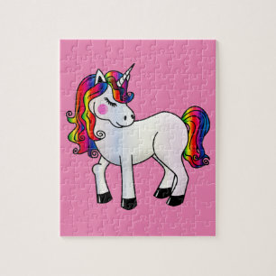 CUTE UNICORN 8X10 rompecabezas JIGSAW
