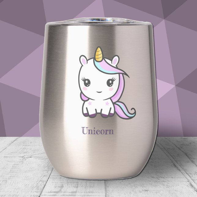 Cute unicornio (Cute Unicorn Tumbler)