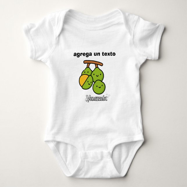 Cute Venezuelan Fruits • Camiseta & Body para Bebé (Anverso)