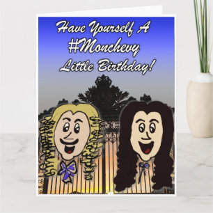 Cute Versailles Personalizado tarjeta de cumpleaño