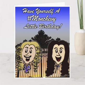 Cute Versailles Personalizado tarjeta de cumpleaño