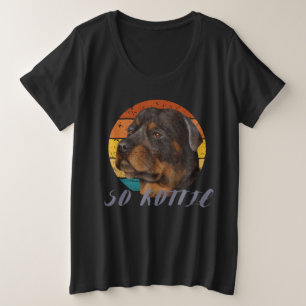 Cute Vintage Rottie Rottweiler Perro Mascota Anima