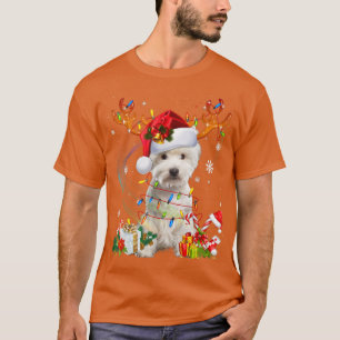 Cute Westin Dog Ilumina Santa Hat Sweater Xmas Tre