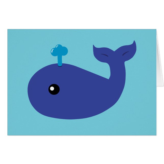 Cute Whale (Anverso (Horizontal))