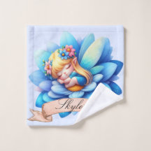 Cute Whimsical Floral Sweets Dreams Sleeping Fairy