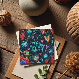 Cute Whimsical Happy Place Inespiritualidad de amo