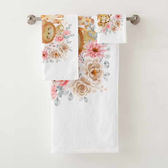 Cute Wild Animal Floral (In situ)