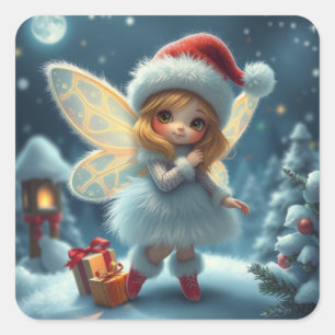 Cute Winter Fairy Pegatinas