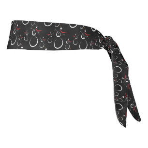 Cute Winter Snowman Pattern Black