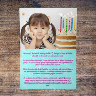 Cute y caprichoso pulpo floral foto niños cumpleañ