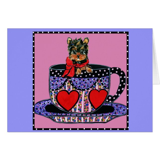 Cute Yorkie Poo (Anverso (Horizontal))