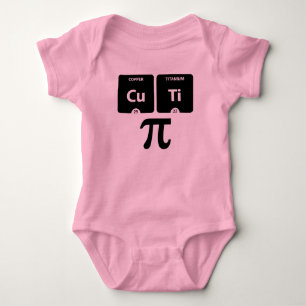 CuTi Pi - Baby Jersey Bodysuit (Rosa)