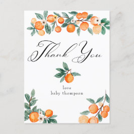 Cuti | Tarjeta de agradecimiento para baby shower
