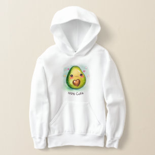 Cutie aguacate con tu texto - Kids Hoodie