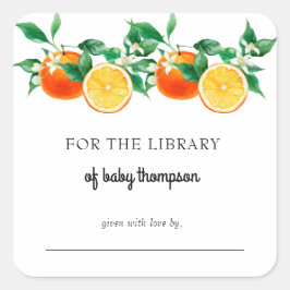 Cutie | Citrus Naranja | Etiqueta del libro
